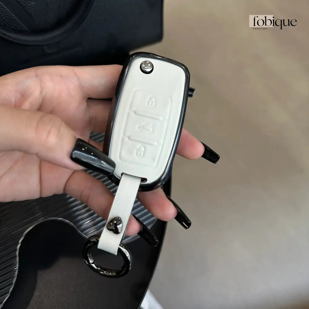 Prime Collection | Car Key Cover for SEAT Leon 5F, Ibiza 6J, Arona, Ateca, Toledo & More Fobique