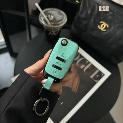 Prime Collection | Car Key Cover for SEAT Leon 5F, Ibiza 6J, Arona, Ateca, Toledo & More Fobique