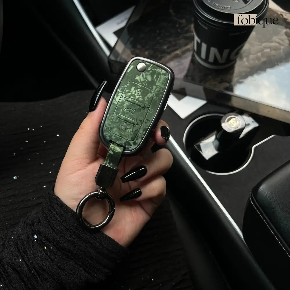 Prime Collection | Car Key Cover for SEAT Leon 5F, Ibiza 6J, Arona, Ateca, Toledo & More Fobique