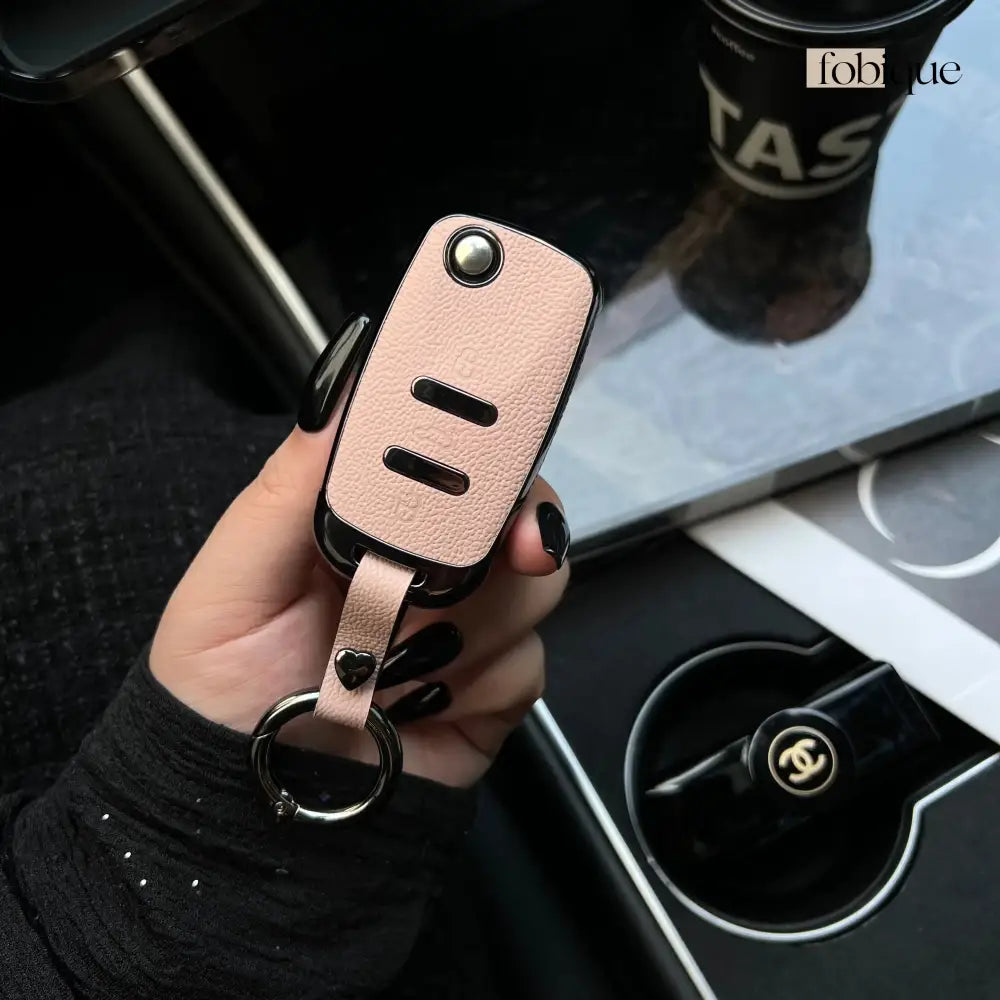 Prime Collection | Car Key Cover for SEAT Leon 5F, Ibiza 6J, Arona, Ateca, Toledo & More Fobique