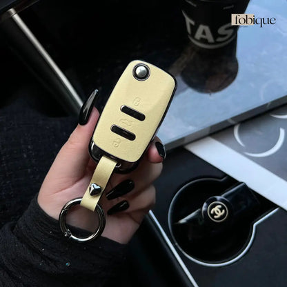 Prime Collection | Car Key Cover for SEAT Leon 5F, Ibiza 6J, Arona, Ateca, Toledo & More Fobique