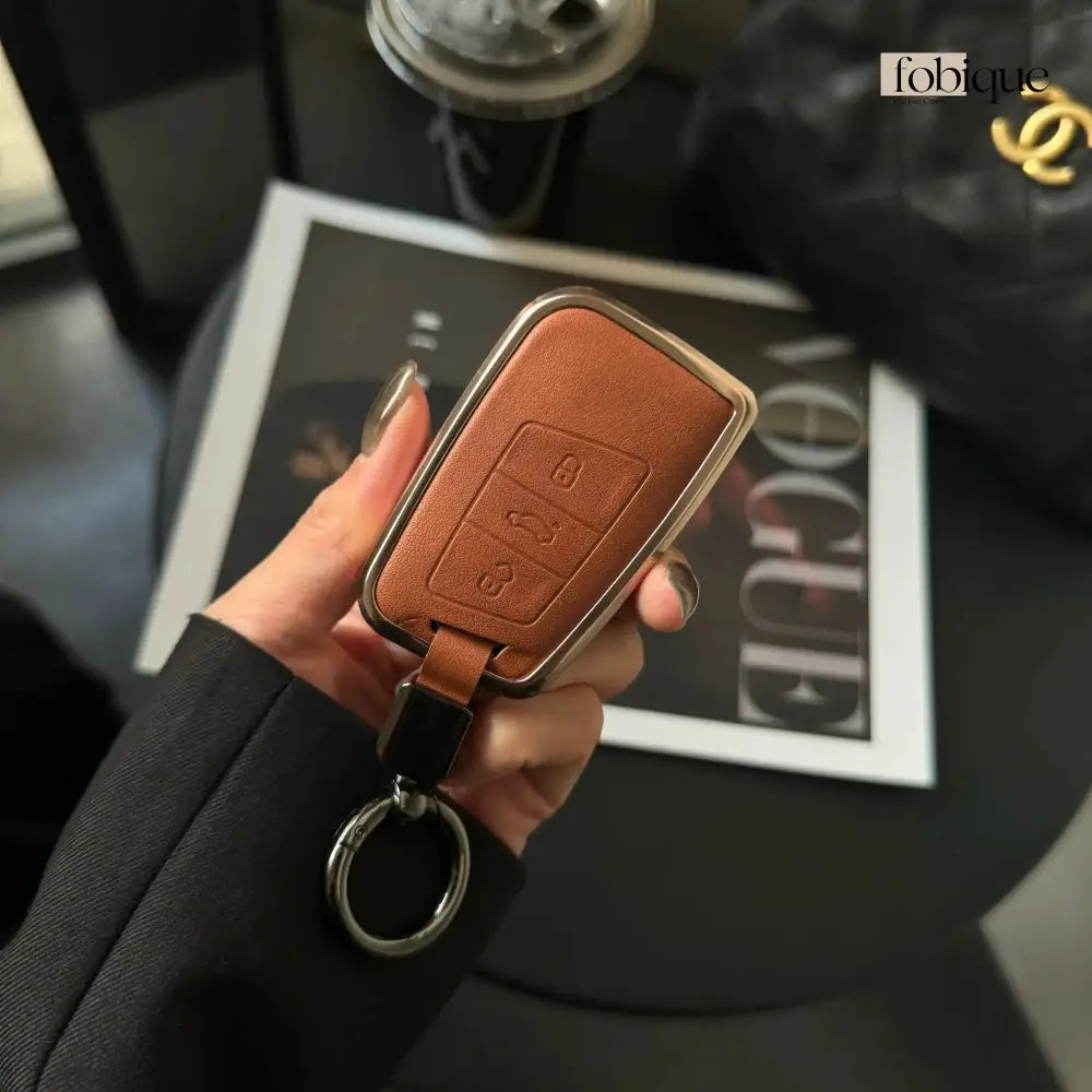 Classic Collection | Car Key Cover for SEAT Ateca, Leon, Tarraco, Arona & VW Tiguan, Golf 7 & More Fobique