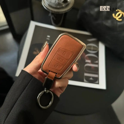 Classic Collection | Car Key Cover for SEAT Ateca, Leon, Tarraco, Arona & VW Tiguan, Golf 7 & More Fobique