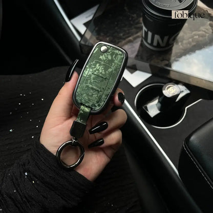 Prime Collection | Car Key Cover for SEAT Leon 5F, Ibiza 6J, Arona, Ateca, Toledo & More Fobique