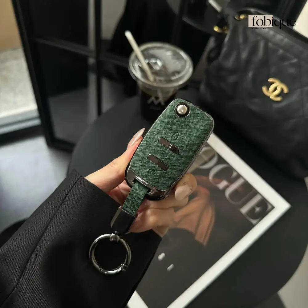 Prime Collection | Car Key Cover for SEAT Leon 5F, Ibiza 6J, Arona, Ateca, Toledo & More Fobique