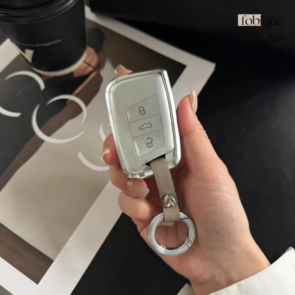 Classic Collection | Car Key Cover for SEAT Ateca, Leon, Tarraco, Arona & VW Tiguan, Golf 7 & More Fobique