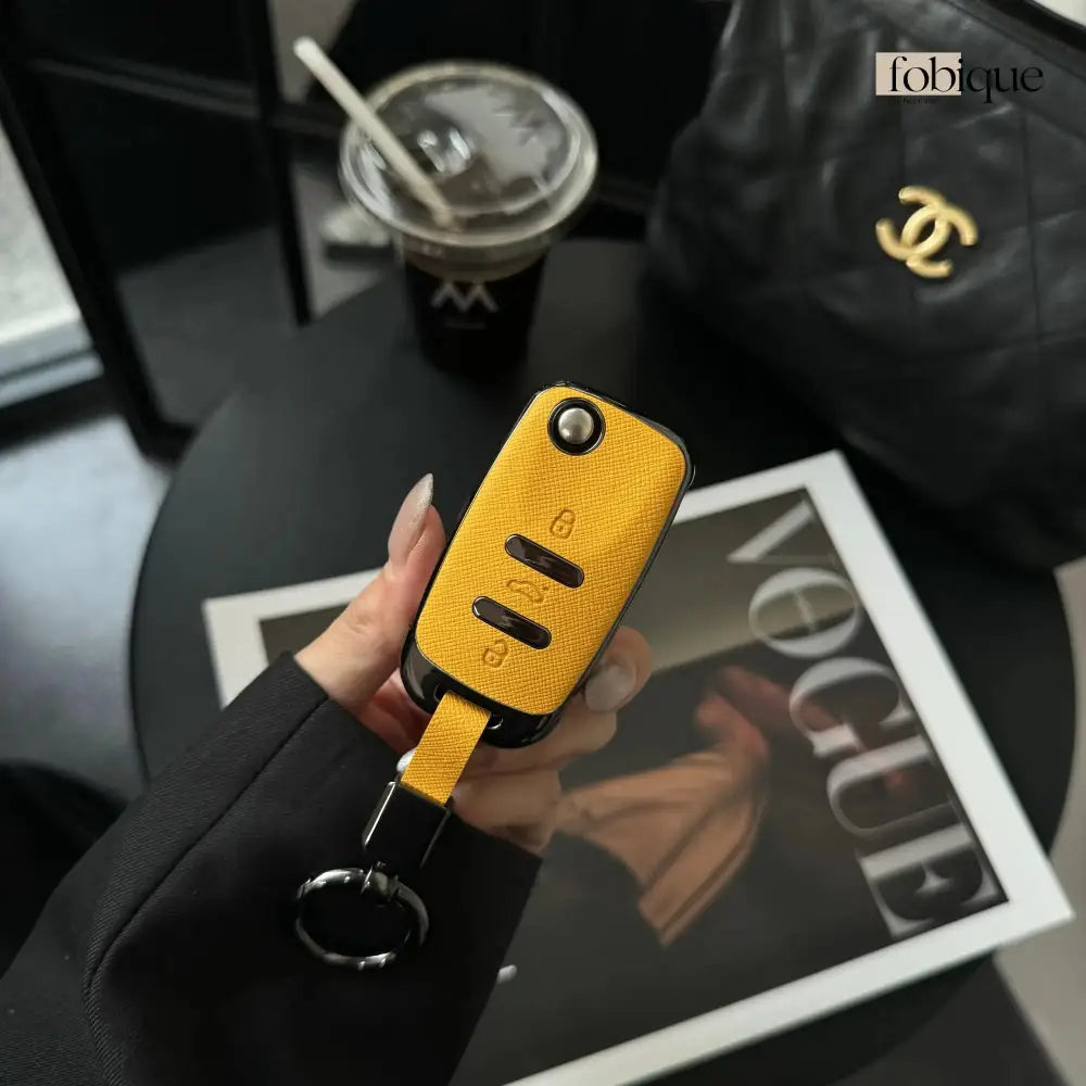 Prime Collection | Car Key Cover for SEAT Leon 5F, Ibiza 6J, Arona, Ateca, Toledo & More Fobique