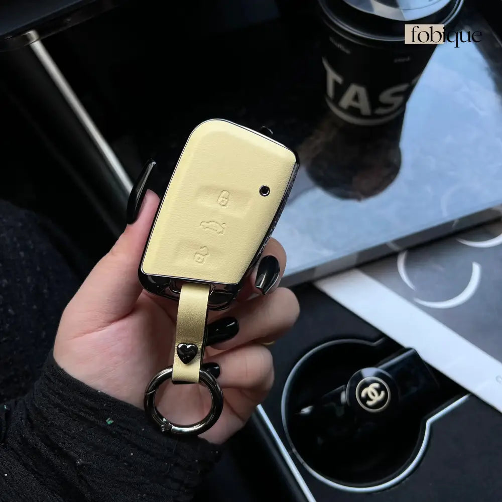 Classic Collection | Car Key Cover for SEAT Ateca, Leon, Tarraco, Arona & VW Tiguan, Golf 7 & More Fobique