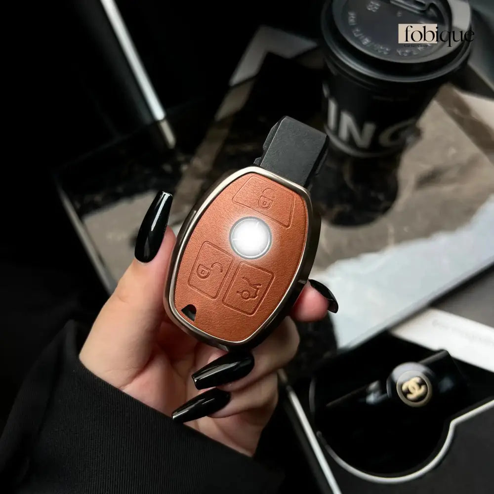 Prime Collection | Key Fob Cover Suitable for Mercedes A-Class, B-Class, C-Class, E-Class & More Fobique