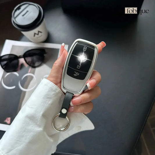 Prime Collection | Key Fob Cover Suitable for Mercedes C-Class, E-Class, S-Class, CL-Class, CLK-Class & More Fobique