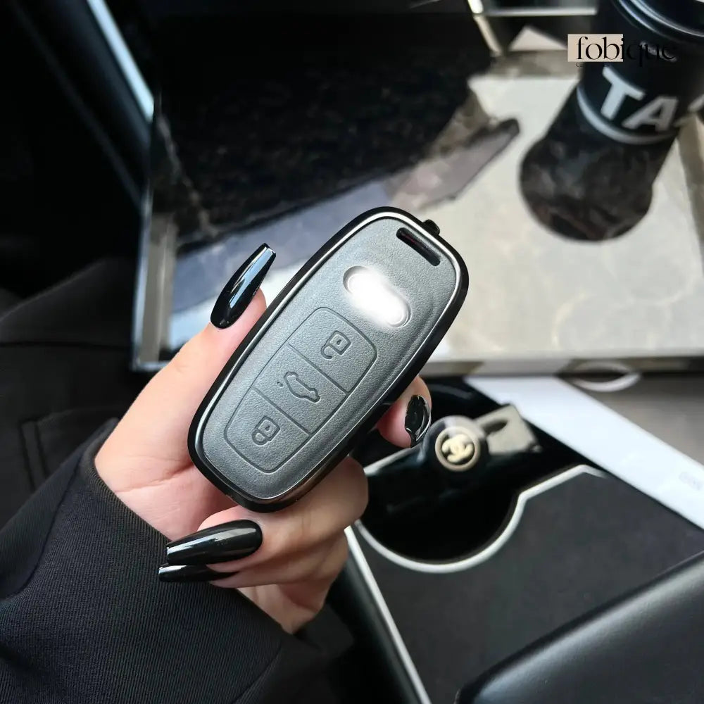 Prime Collection | Smart Key Fob Case for Audi | Fits A6 A7 A8 Q8 & e-tron Fobique