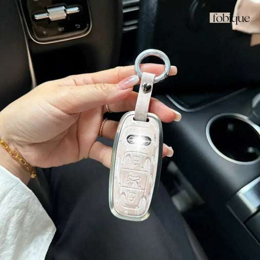 Prime Collection | Smart Key Fob Case for Audi | Fits A6 A7 A8 Q8 & e-tron Fobique