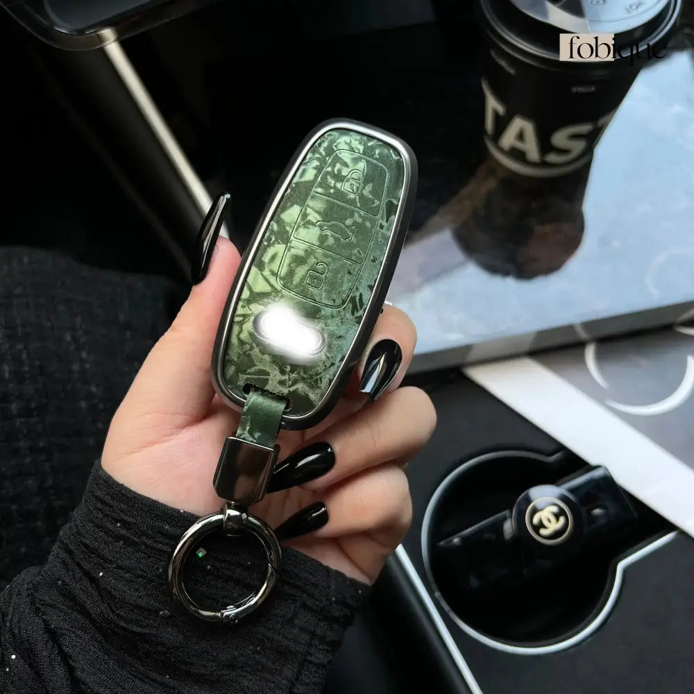 Prime Collection | Smart Key Fob Case for Audi | Fits A6 A7 A8 Q8 & e-tron Fobique