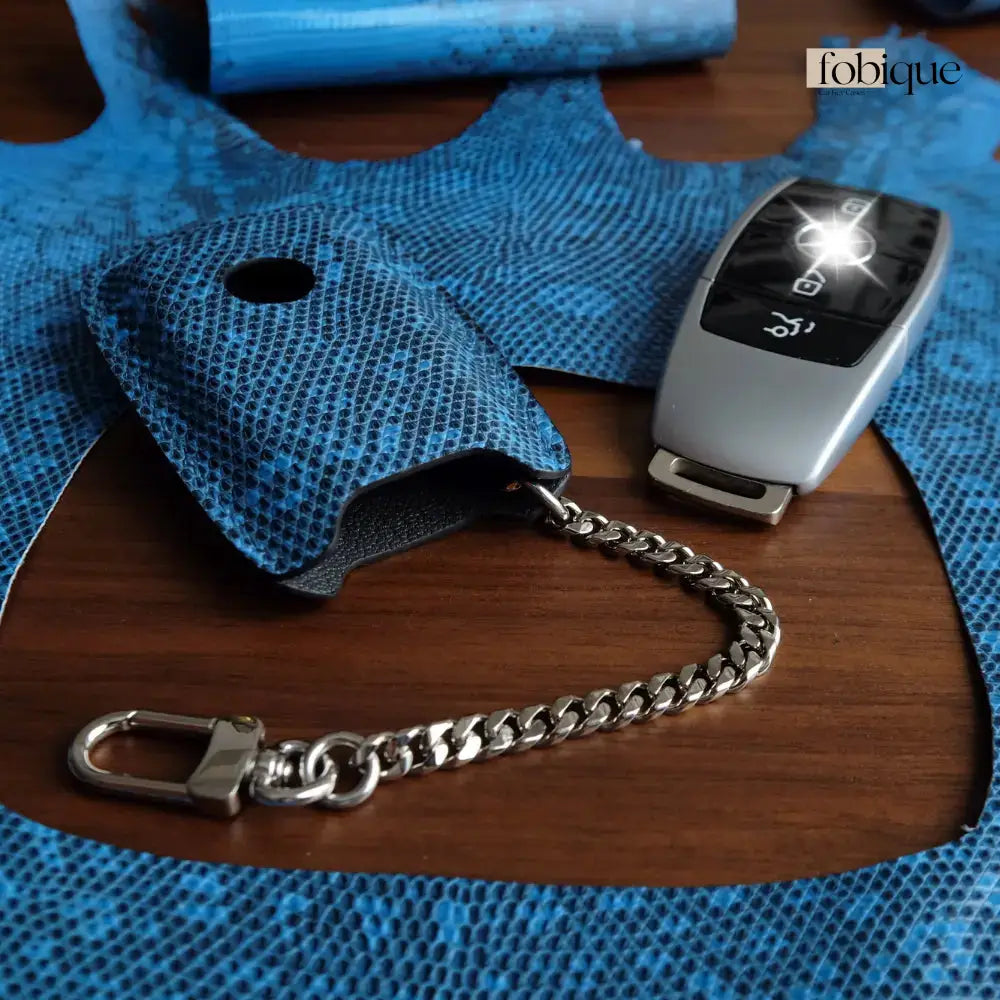 Regalia Collection - Lizard Leather | Key Fob Cover Suitable for Mercedes C-Class, E-Class, S-Class, A-Class, GLA, GLC & More Fobique