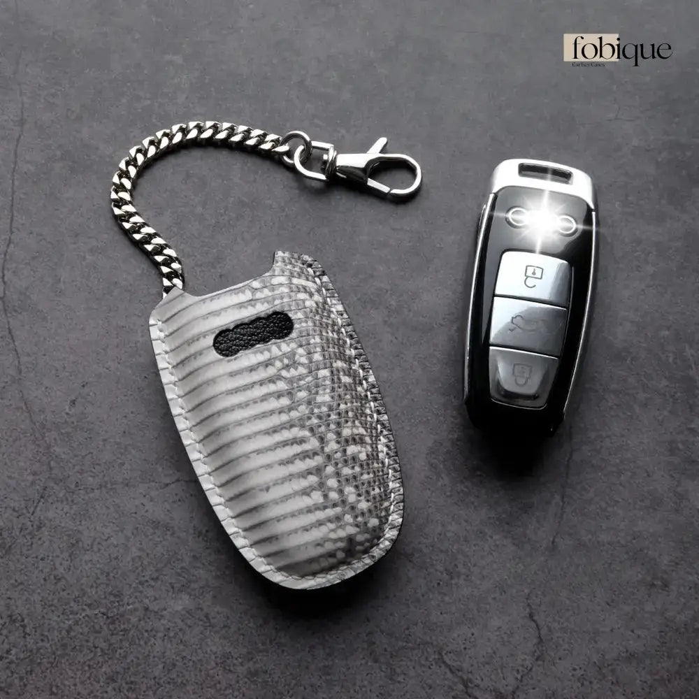 Regalia Collection - Lizard Leather | Smart Key Fob Case for Audi | Fits A6 A7 A8 Q8 & e-tron Fobique