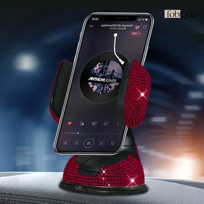 Rhinestone Phone Holder Fobique