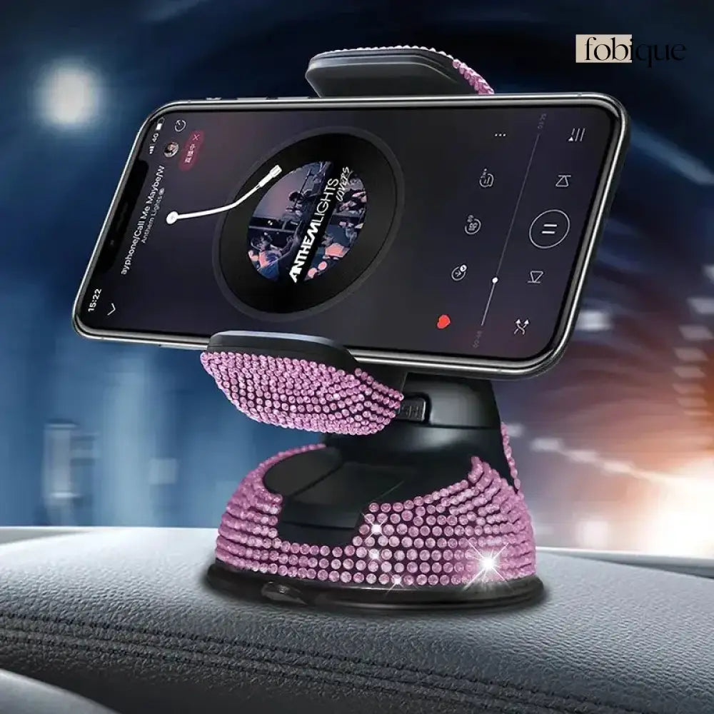 Rhinestone Phone Holder Fobique