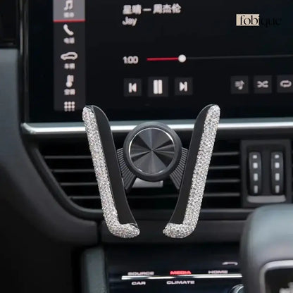 Rhinestone Phone Holder Fobique