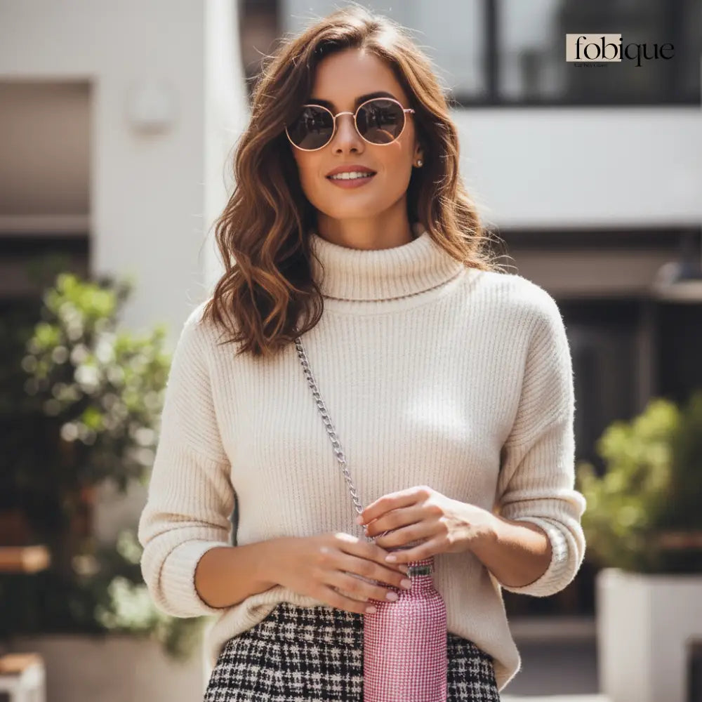 Rhinestone Water Bottle 750ml Fobique