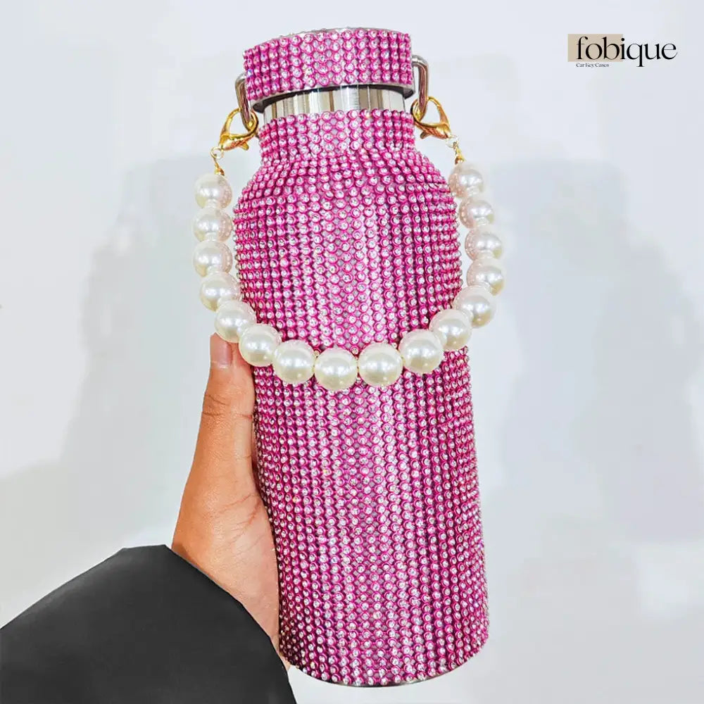 Rhinestone Water Bottle 750ml Fobique