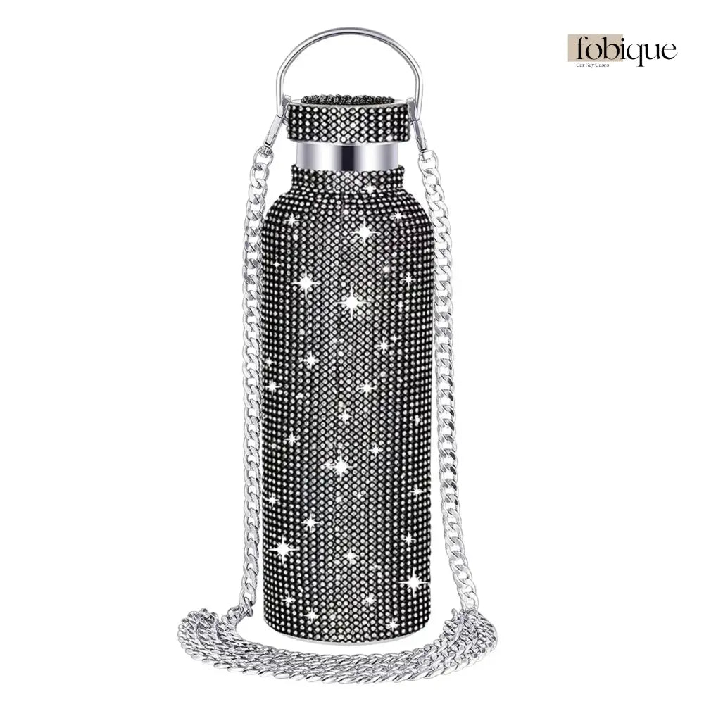 Rhinestone Water Bottle 750ml Fobique