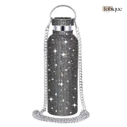 Rhinestone Water Bottle 750ml Fobique