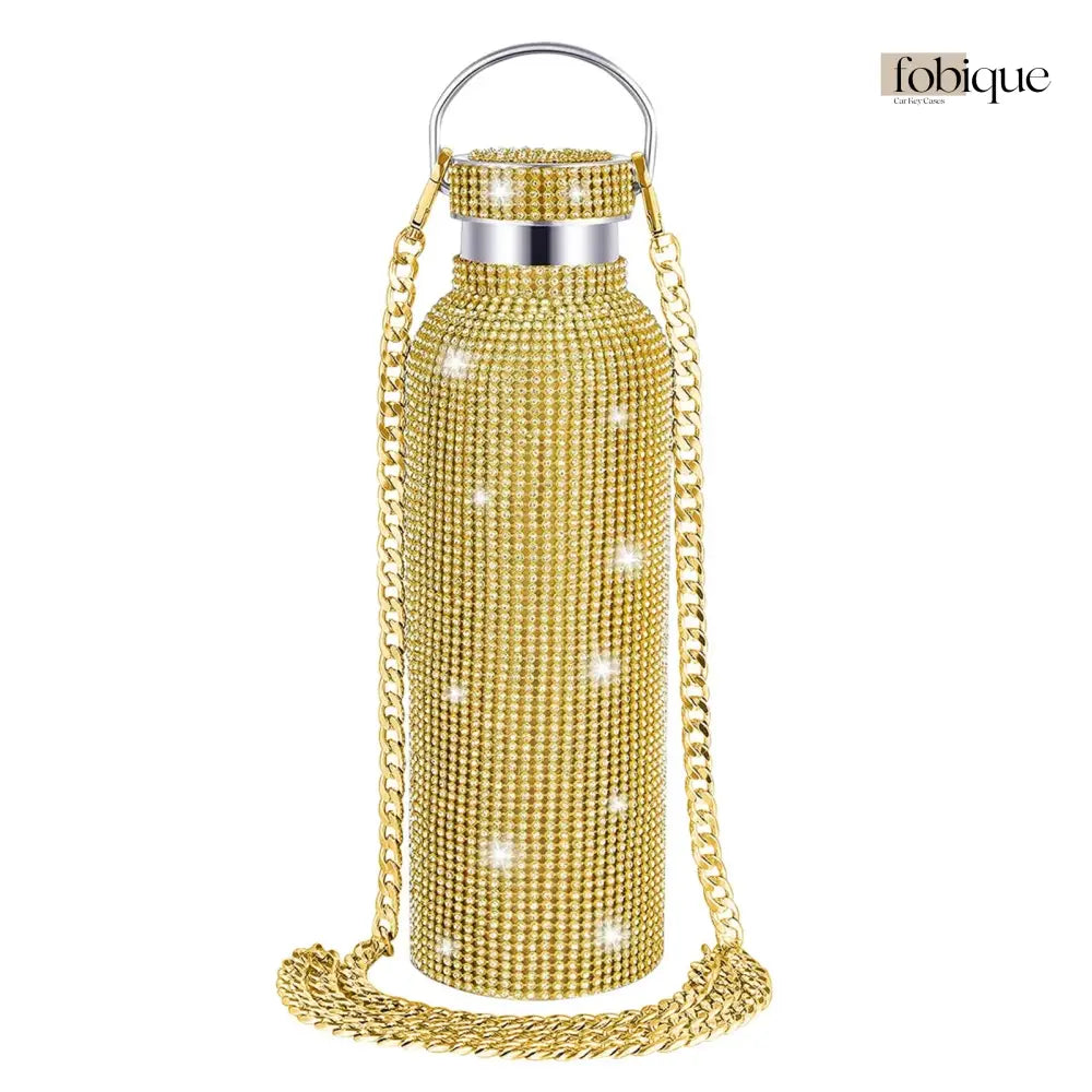 Rhinestone Water Bottle 750ml Fobique