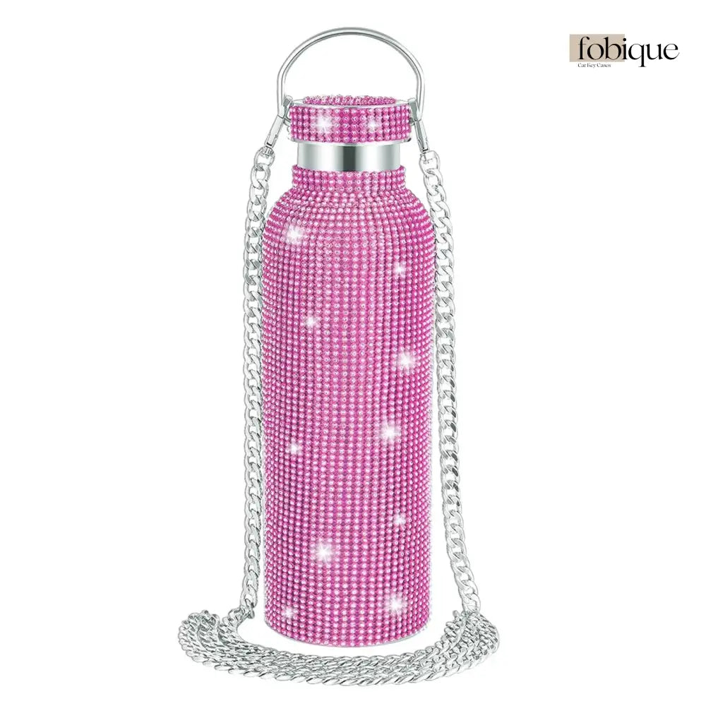 Rhinestone Water Bottle 750ml Fobique