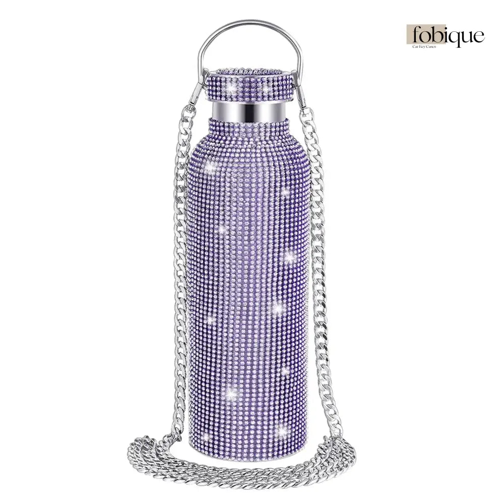 Rhinestone Water Bottle 750ml Fobique