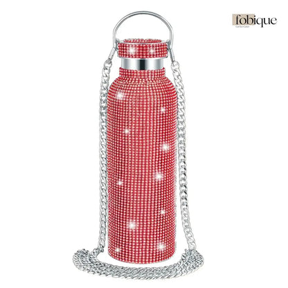 Rhinestone Water Bottle 750ml Fobique