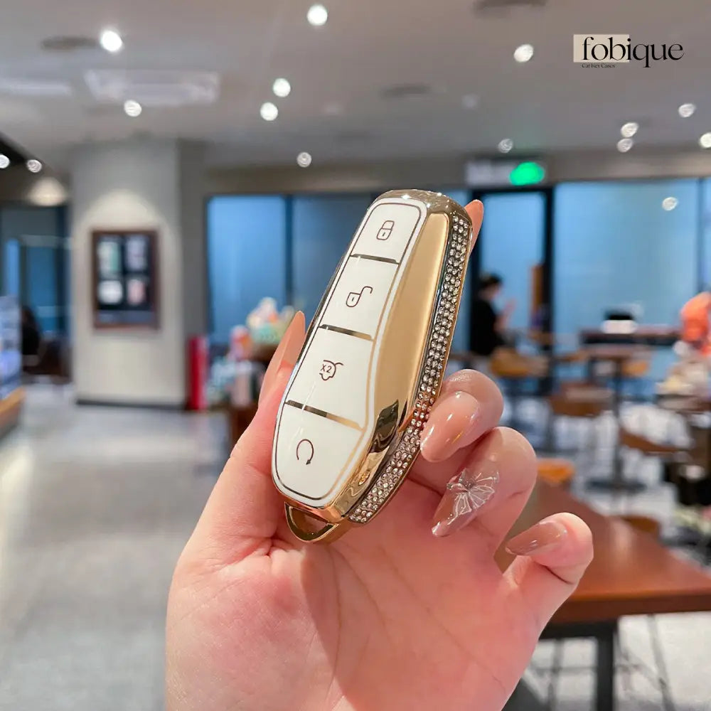 Royale Collection | Car Key Cover Compatible with BYD F3 G3 S6 M6 & More – Smart Key Card Case