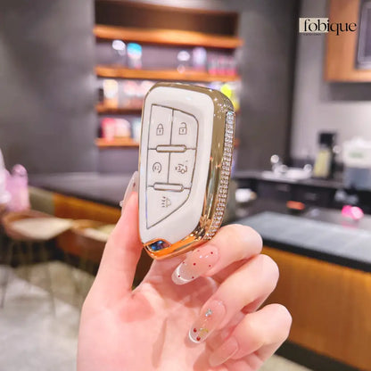 Royale Collection | Car Key Cover Compatible with Cadillac XT4 XT5 XT6 & More