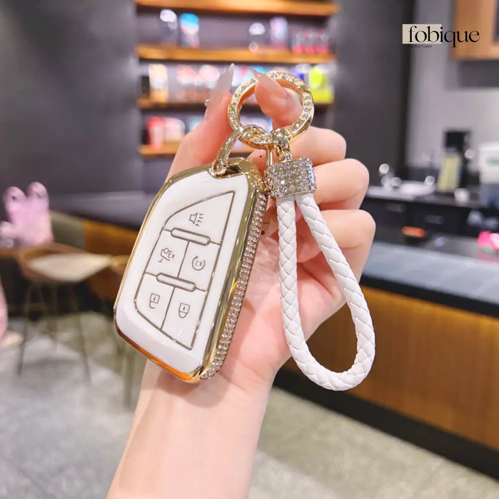 Royale Collection | Car Key Cover Compatible with Cadillac XT4 XT5 XT6 & More