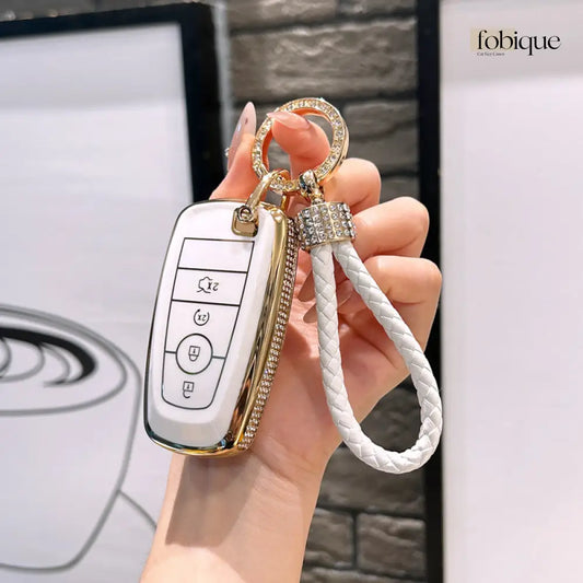 Royale Collection | Car Key Cover Compatible with Ford Explorer Edge Mustang & more