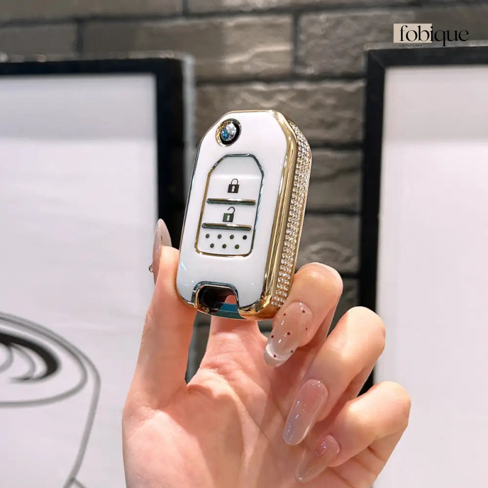 Royale Collection | Car Key Cover Compatible with Honda Civic Accord CR-V Pilot & more