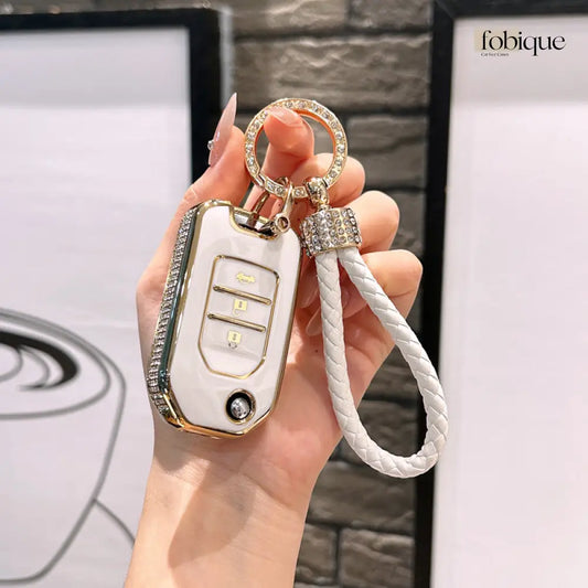 Royale Collection | Car Key Cover Compatible with Honda Civic Accord CR-V Pilot & more