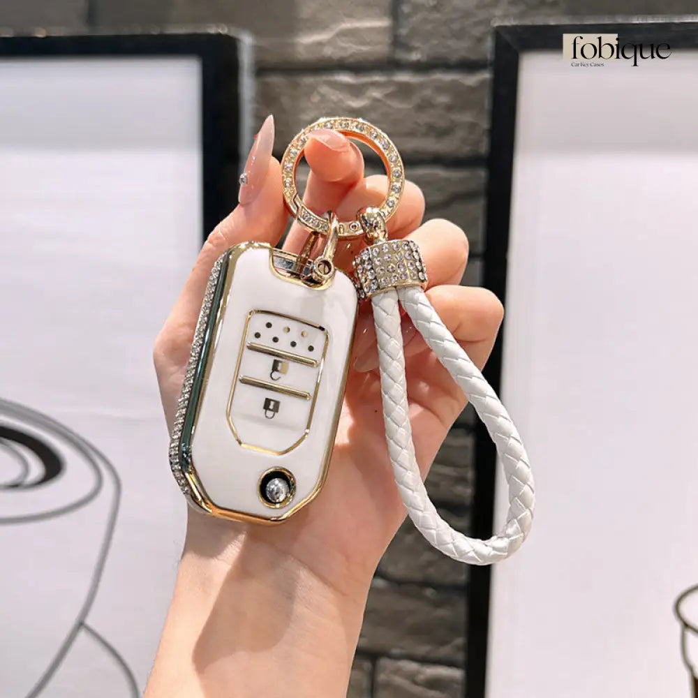 Royale Collection | Car Key Cover Compatible with Honda Civic Accord CR-V Pilot & more