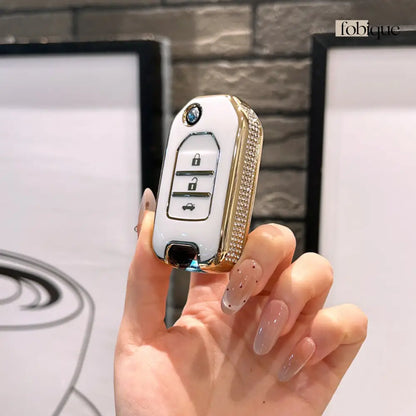 Royale Collection | Car Key Cover Compatible with Honda Civic Accord CR-V Pilot & more