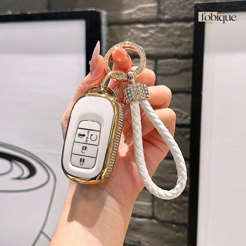 Royale Collection | Car Key Cover Compatible with Honda N-Box Custom N-Van Freed & more