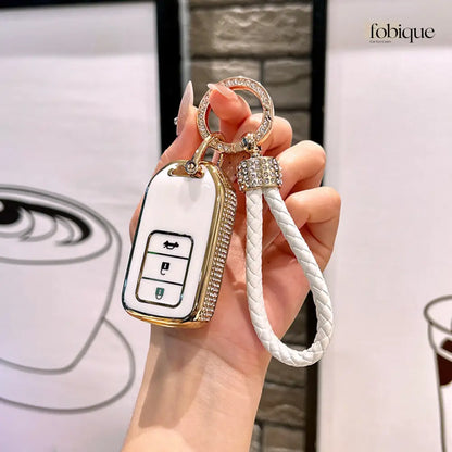 Royale Collection | Car Key Cover Compatible with Honda N-Box N-WGN N-Van & more