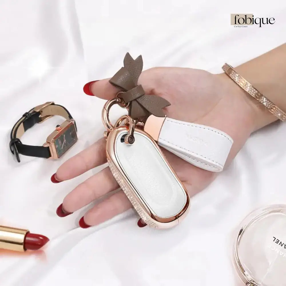 Royale Leather Collection | Car Key Cover Compatible with Buick Encore, Envision, Regal & More – Smart Key Fob Case Fobique