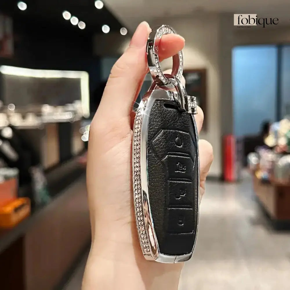 Royale Leather Collection | Car Key Cover Compatible with BYD Atto 3, Dolphin, Seal, Han & More Fobique