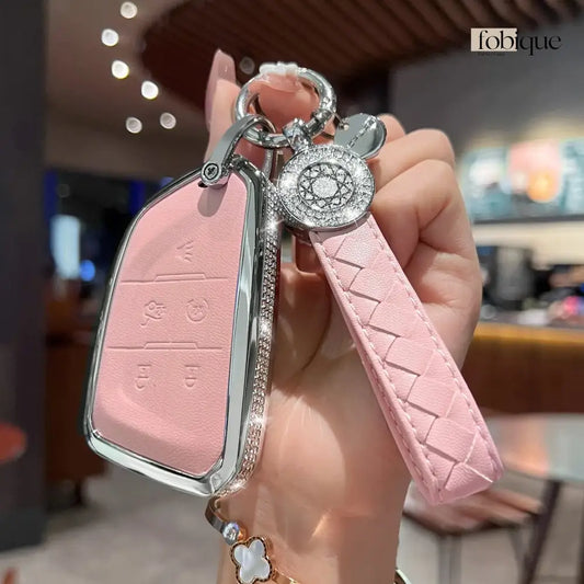 Royale Leather Collection | Car Key Cover Compatible with Buick Envision, Envision S, GL8 & More Fobique