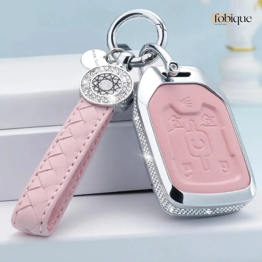 Royale Leather Collection | Car Key Cover Compatible with Chevrolet Tahoe, Suburban, Yukon & More Fobique