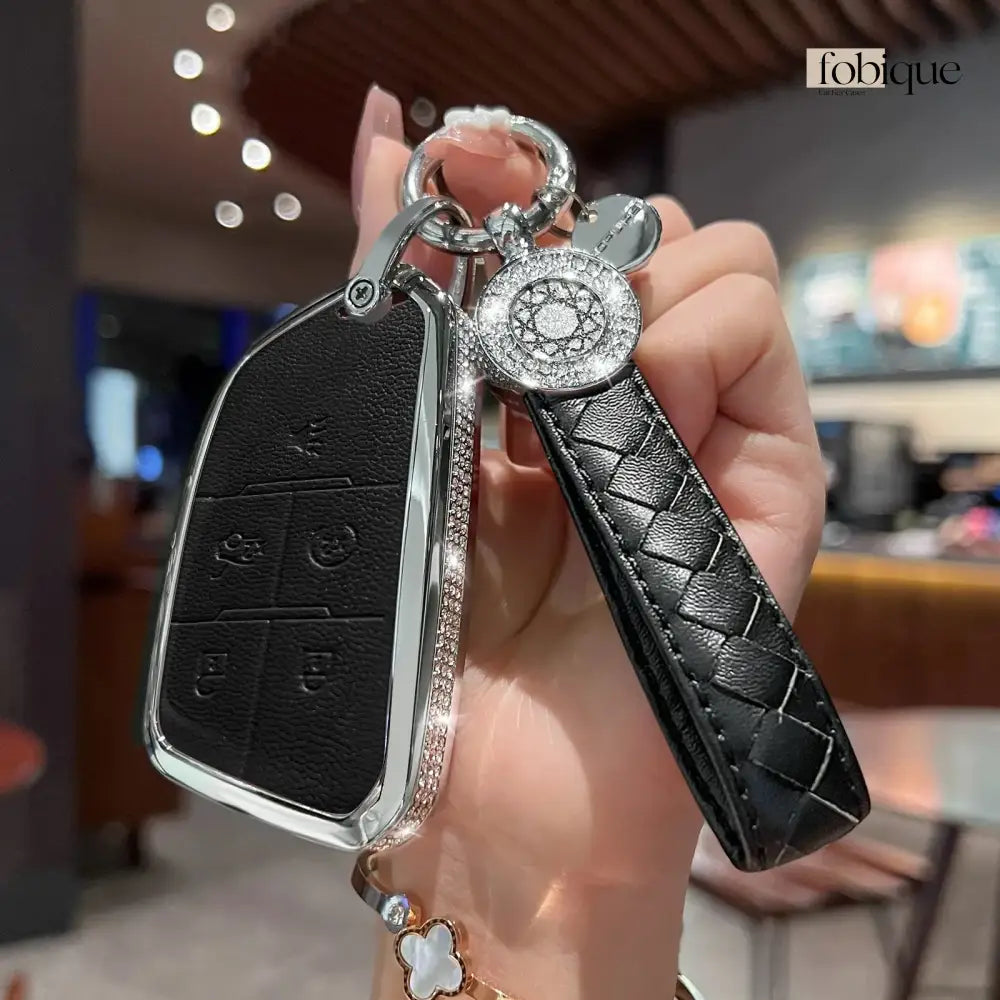 Royale Leather Collection | Car Key Cover Compatible with Buick Envision, Envision S, GL8 & More Fobique