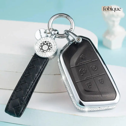 Royale Leather Collection | Car Key Cover Compatible with Buick Envision, Envision S, GL8 & More Fobique
