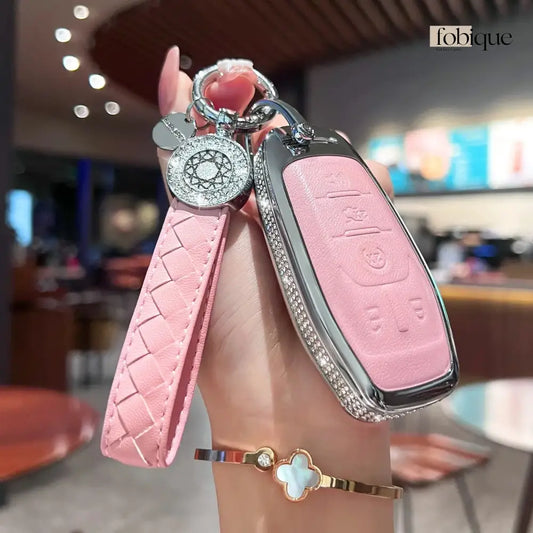 Royale Leather Collection | Car Key Cover Compatible with Ford Ranger, Raptor, F-150 & more Fobique