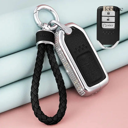 Royale Leather Collection | Car Key Cover Compatible with Honda Accord, Civic, Crosstour & more Fobique
