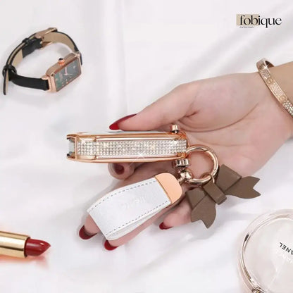 Royale Leather Collection | Car Key Cover Compatible with Honda Civic, Accord, CR-V, Pilot & more Fobique