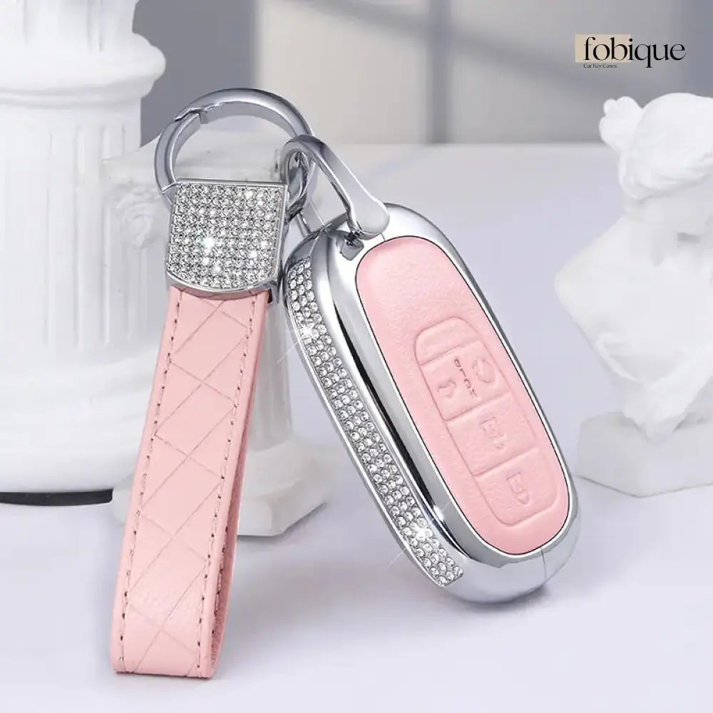 Royale Leather Collection | Car Key Cover Compatible with Honda N-Box Custom, N-Van, Freed & more Fobique